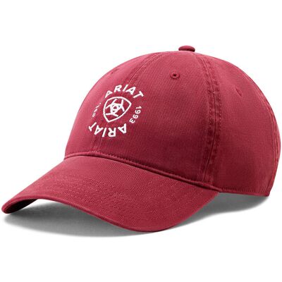 Country Cap in Burgundy Cotton by Ariat Country Cap in Burgundy Cotton by Ariat