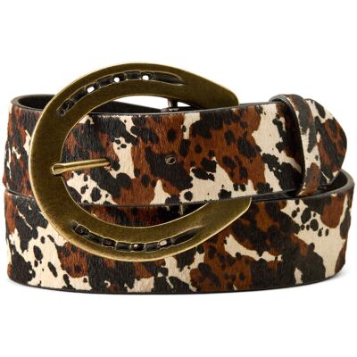 Women's Bella Belt in Cow Hair On, Size: XS by Ariat Women's Bella Belt in Cow Hair On, Size: XS by Ariat