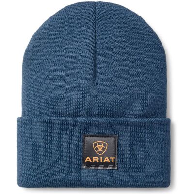 Rebar Beanie Hat in Dark Denim by Ariat Rebar Beanie Hat in Dark Denim by Ariat