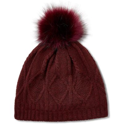 Kelston Beanie Hat in Tawny Port by Ariat Kelston Beanie Hat in Tawny Port by Ariat