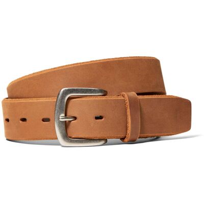 Men's Simple Embroidery Belt in Medium Brown Leather, Size: 40 by Ariat Men's Simple Embroidery Belt in Medium Brown Leather, Size: 40 by Ariat