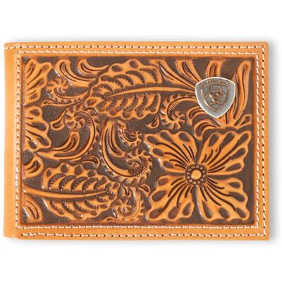 Men's Southwest Emboss Bifold Wallet in Brown by Ariat Men's Southwest Emboss Bifold Wallet in Brown by Ariat