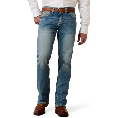Men's M7 Rocker Stretch Stirling Stackable Straight Leg Jeans in Shasta, Size: 36 X 32 by Ariat Men's M7 Rocker Stretch Stirling Stackable Straight Leg Jeans in Shasta, Size: 36 X 32 by Ariat