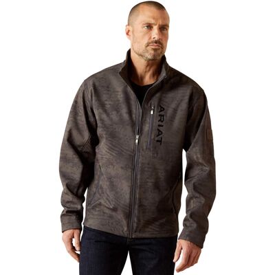 Men's Patriot Flag Softshell Jacket in Phantom, Size: LT by Ariat Men's Patriot Flag Softshell Jacket in Phantom, Size: LT by Ariat