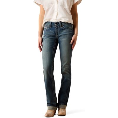 Women's R.E.A.L. Straight Leg Jeans in Rainstorm, Size: 31 Long by Ariat Women's R.E.A.L. Straight Leg Jeans in Rainstorm, Size: 31 Long by Ariat