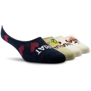 Women's No Slip Show Socks 2 Pair Multi Color Pack in Tan Navy Natural, Size: Small Regular by Ariat Women's No Slip Show Socks 2 Pair Multi Color Pack in Tan Navy Natural, Size: Small Regular by Ariat