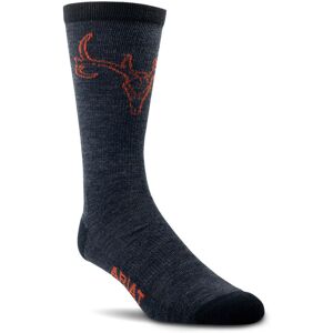 European Mount Mid Calf Everyday Performance Wool Socks in Charcoal, Size: Large Regular by Ariat European Mount Mid Calf Everyday Performance Wool Socks in Charcoal, Size: Large Regular by Ariat