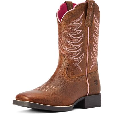 Youth Firecatcher Western Boots in Rowdy Brown, Size: 12 K B / Medium by Ariat Youth Firecatcher Western Boots in Rowdy Brown, Size: 12 K B / Medium by Ariat