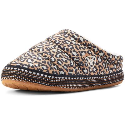 Women's Crius Clog Slipper Casual Shoes in Tan Leopard Print, Size: Small B / Medium by Ariat Women's Crius Clog Slipper Casual Shoes in Tan Leopard Print, Size: Small B / Medium by Ariat