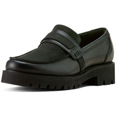 Women's Stratford Lug Loafer Shoes in Black, Size: 10 B / Medium by Ariat Women's Stratford Lug Loafer Shoes in Black, Size: 10 B / Medium by Ariat
