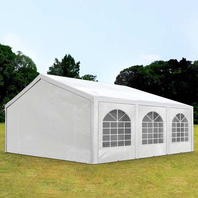 TOOLPORT 16x20 ft Party Tent, PE 450, White - (91114) TOOLPORT 16x20 ft Party Tent, PE 450, White - (91114)