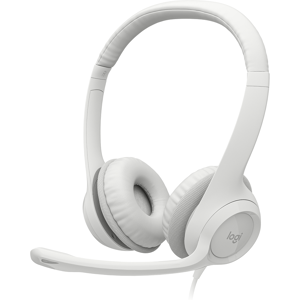 Logitech H390 USB Headset with Noise-Cancelling Mic in Off-White Logitech H390 USB Headset with Noise-Cancelling Mic in Off-White