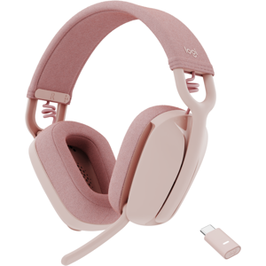 Logitech Zone Vibe Wireless Headset for Business in Rose Logitech Zone Vibe Wireless Headset for Business in Rose
