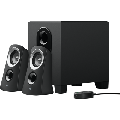 Logitech Z313 Computer Speaker System with Subwoofer in Black Logitech Z313 Computer Speaker System with Subwoofer in Black