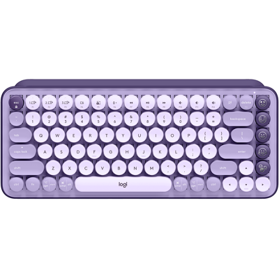 Logitech POP Keys Wireless Mechanical Emoji Keyboard in Cosmos Logitech POP Keys Wireless Mechanical Emoji Keyboard in Cosmos