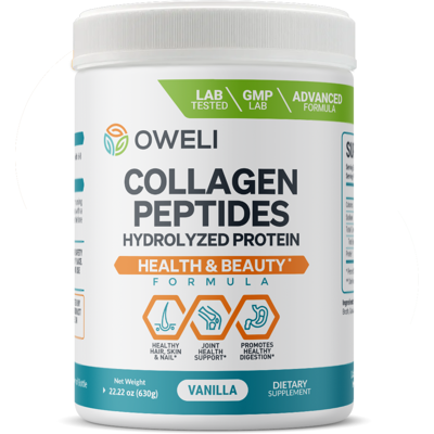 Oweli Collagen Peptides - Vanilla Oweli Collagen Peptides - Vanilla