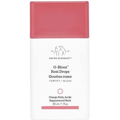 Drunk Elephant O-Bloos Rosi Glow Drops - Serum Blush with Vitamin F, 30 ML/1 FL OZ Drunk Elephant O-Bloos Rosi Glow Drops - Serum Blush with Vitamin F, 30 ML/1 FL OZ