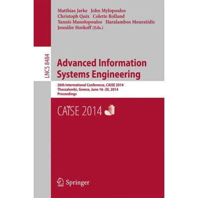 Springer Advanced Information Systems Engineering - eBook Springer Advanced Information Systems Engineering - eBook