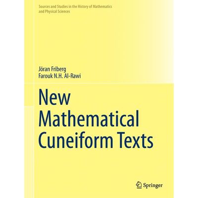 Springer New Mathematical Cuneiform Texts - eBook Springer New Mathematical Cuneiform Texts - eBook