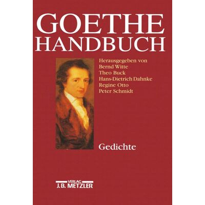 J.B. Metzler Goethe-Handbuch - Hard cover J.B. Metzler Goethe-Handbuch - Hard cover