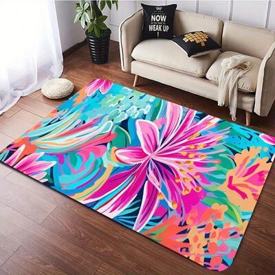 Temu Vibrant Floral Print Luxurious Area Rugs For Living Room, Floor Carpet For Bedroom, Flannel Carpets Home Decor Rugs, Hotel, Non-slip Machine Washable Carpet, Aesthetic Stuff Home Decor Room Decor Temu Vibrant Floral Print Luxurious Area Rugs For Living Room, Floor Carpet For Bedroom, Flannel Carpets Home Decor Rugs, Hotel, Non-slip Machine Washable Carpet, Aesthetic Stuff Home Decor Room Decor