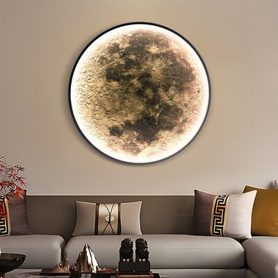 Temu Large Moon Wall Sconce Modern Led Dimmable Wall Light With Remote Control, Wall Lamp Indoor Wall Mounted Moon Wall Light, Ceiling Light For Living Room Bedroom Temu Large Moon Wall Sconce Modern Led Dimmable Wall Light With Remote Control, Wall Lamp Indoor Wall Mounted Moon Wall Light, Ceiling Light For Living Room Bedroom