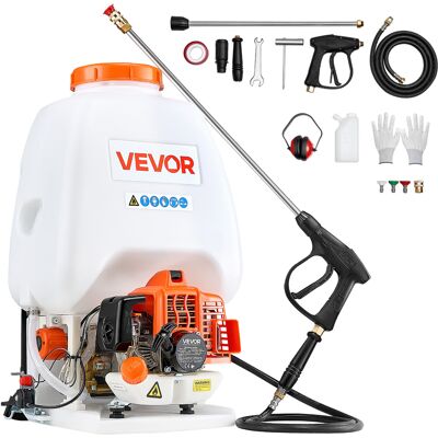 Vevor Gas Powered Backpack Sprayer, 26.5cc 0.9hp Engine, Garden Sprayer With 6.5 Gallon Tank, Large Area Coverage, Lawn Spraying Machine With 24 In Wand & Nozzles For Gardening & Farming Vevor Gas Powered Backpack Sprayer, 26.5cc 0.9hp Engine, Garden Sprayer With 6.5 Gallon Tank, Large Area Coverage, Lawn Spraying Machine With 24 In Wand & Nozzles For Gardening & Farming