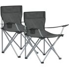 SONGMICS Set aus 2 Grüne Klappbare Campingstühle - Campingstühle