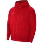 Nike CW6891657 Roter Fleece Hoodie - Ganzjährig mit Kapuze