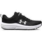 Chaussures de course pour garçons Under Armour Assert 10 AC - Noir / Blanc / Blanc - Publicité