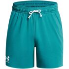 Under Armour Rival Terry Shorts - Leicht, Schnell Trocknend, Schwarz/Weiß