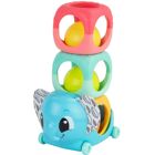 Lamaze Babyspielzeug - Stapel Rassel & Rollen Blöcke - Mehrfarbig