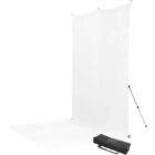 Westcott Weißer Hintergrund-Kit - 8' x 13' - Faltenfrei, Tragbar
