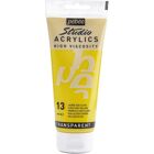 Żółta farba akrylowa Pebeo - 100ml - Satynowe wykończenie - Artykuły artystyczne