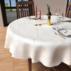 Soleil d'Ocre 180cm - Wasserdichte Jacquard-Tischdecke für besondere Anlässe