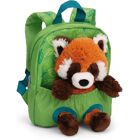 Nici Zaino Verde con Peluche Panda Rosso - Zaino