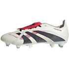 Bottes de Football adidas Predator League Langue Rabattée pour Terrain Mou - Blanc - Publicité
