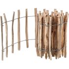 KADAX Ogrodzenie z Leszczyny 500x60cm Naturalne Drewno