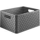 Rotho 1115308853WS Aufbewahrungsbox - Rattan Anthrazit
