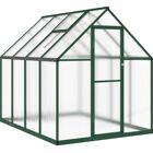 Szklarnia vidaXL z Ramą Podstawy - Zielona - 224x169x195 cm - Szklarnia