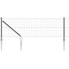 vidaXL Clôture en acier grise 0.6x25 m - Clôture