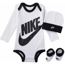 Nike Vit Baby Gåvoset - Body, Mössa, Strumpor - 6-12 Månader