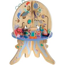 MANHATTAN TOY Wooden Activity Center - Beige - 50x50x54cm