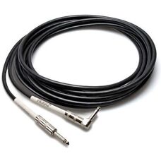 Cable de audio para guitarra Hosa GTR-205R 1.5 m Negro