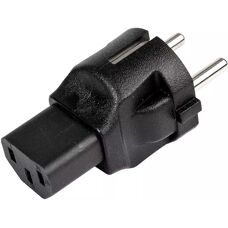 Kabel konwerter płci D'Addario PW-IECFA-01 - Wtyczka IEC F - Czarny