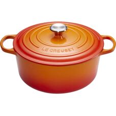 Le Creuset Portocaliu 20cm Tuci din Fontă - Oală multifuncțională