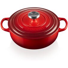 Le Creuset Pink 24cm Gusseisen Sauteuse - Bratpfanne