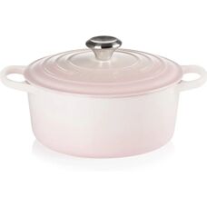 Le Creuset Signature Shell Pink 24cm Rundtopf - Kochgeschirr