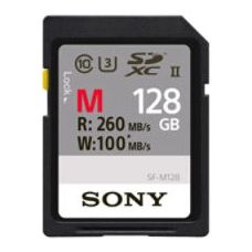 Sony SDHC/SDXC UHS-II - SDXC 128GB (SF-M128) - Publicité