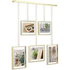 Umbra Messing Mehrfach-Bilderrahmen - Wanddekoration